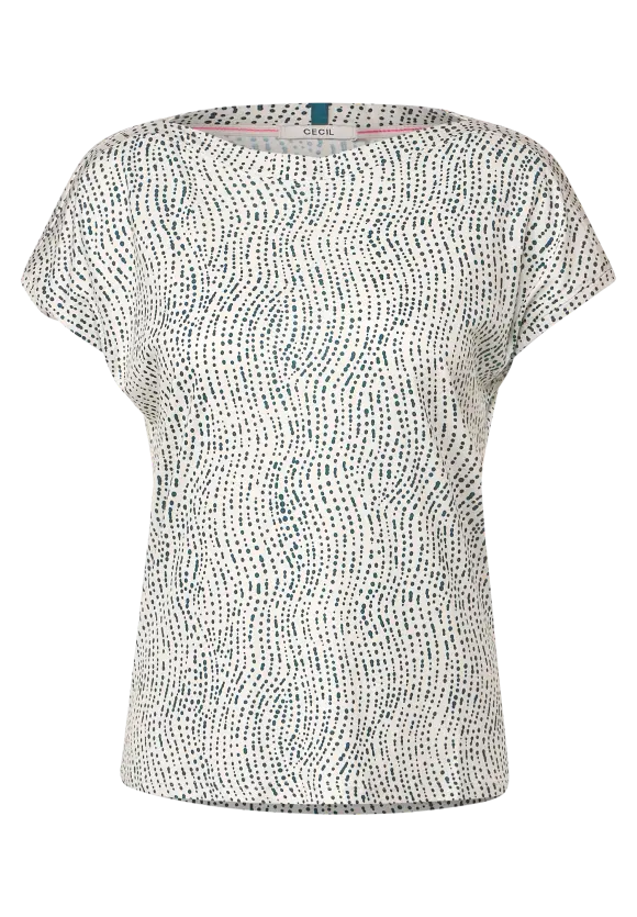 CECIL T-Shirt mit Punkteprint