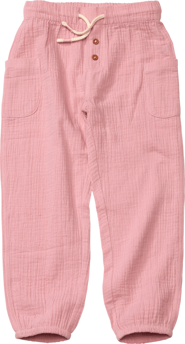 Hose aus Musselin, rosa, Gr. 92, 1 St
