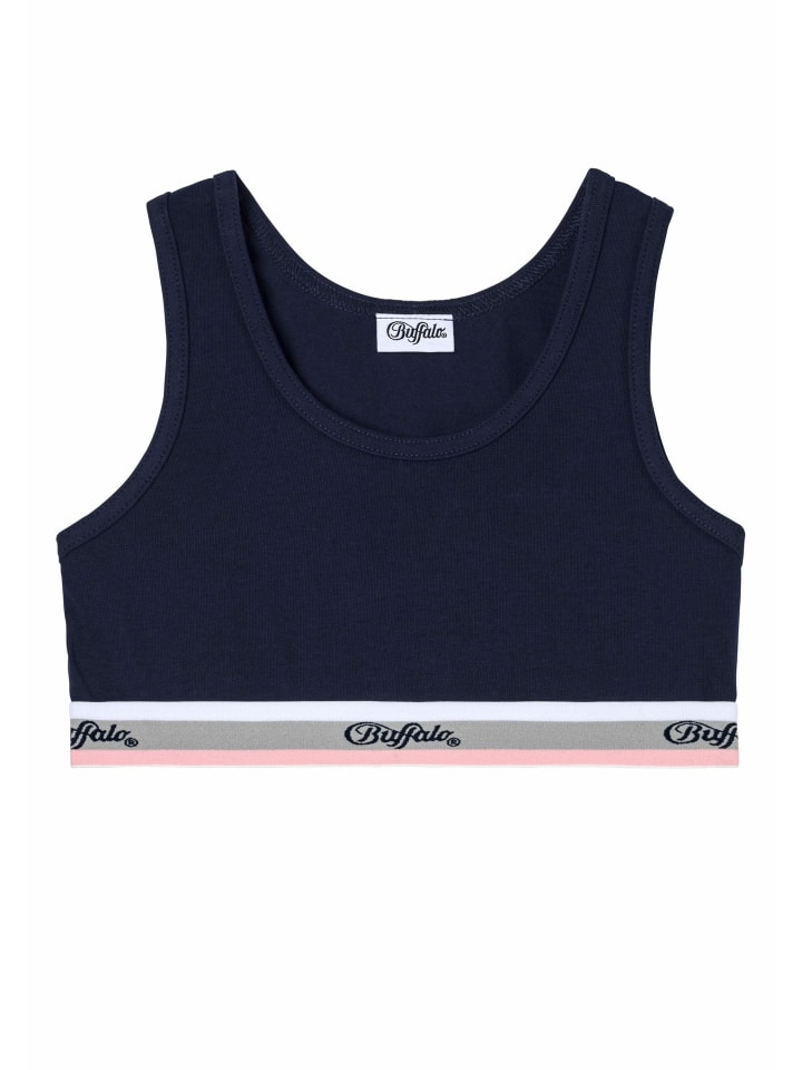 Buffalo Set: Bustier in grau, navy günstig kaufen
