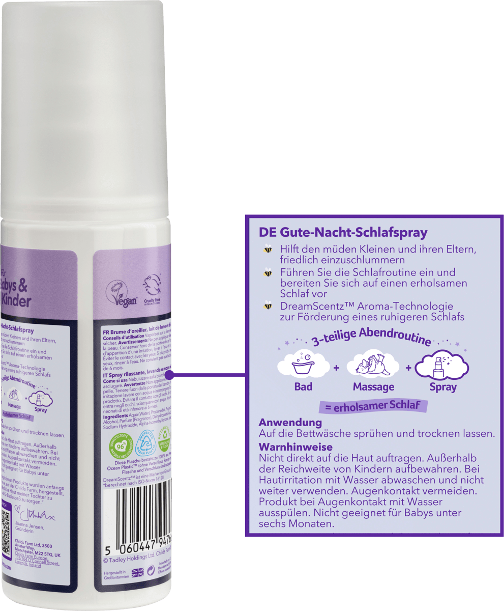 Schlafspray SlumberTime Lavendel & Mondmilch, 100 ml