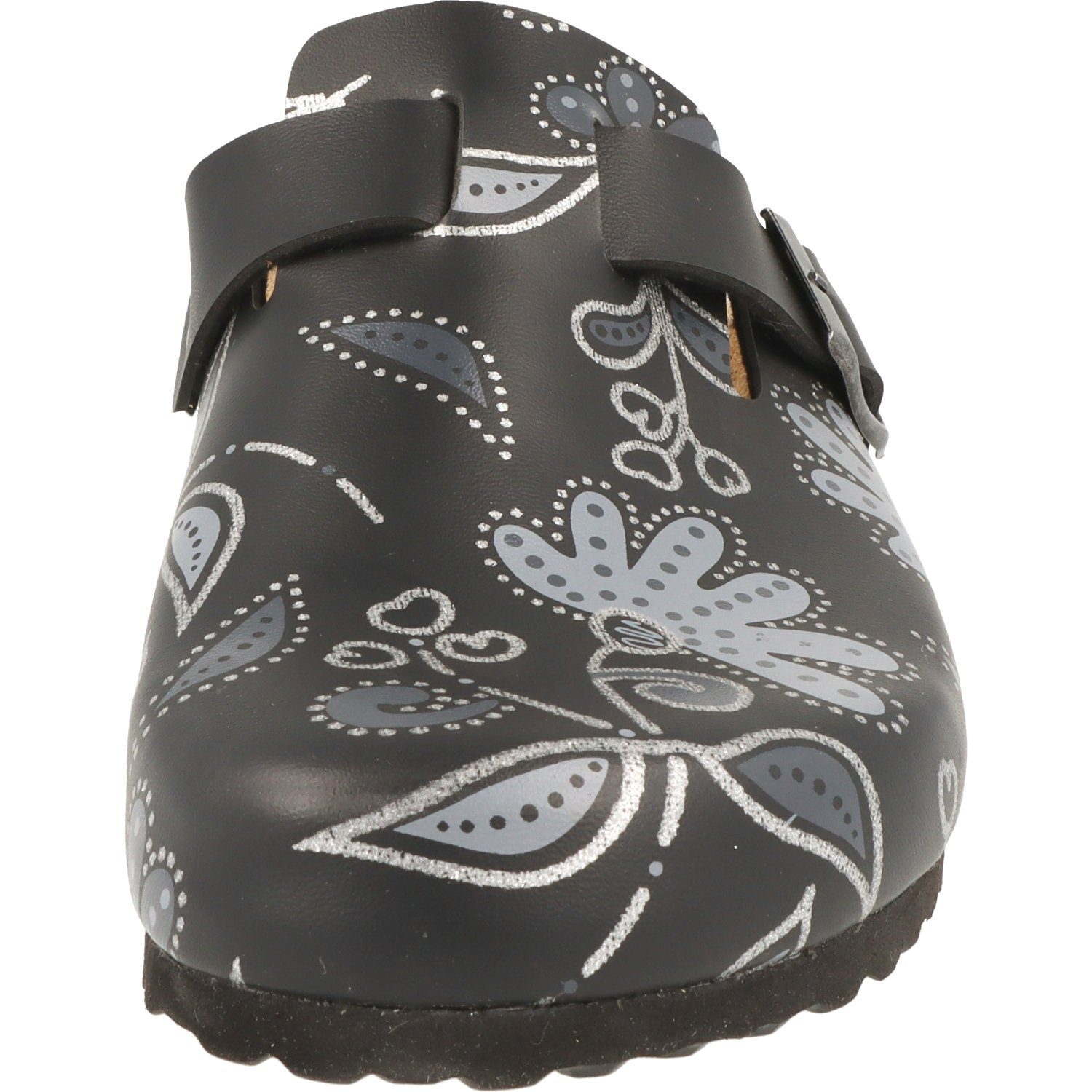 SUPERSOFT Damen Schuhe Komfort Hausschuhe Lederfußbett 276-155 Clog Lederfußbett