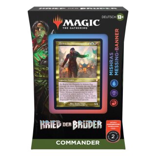 Magic the Gathering: Krieg der Brüder Commander Deck Display (4) (DE)