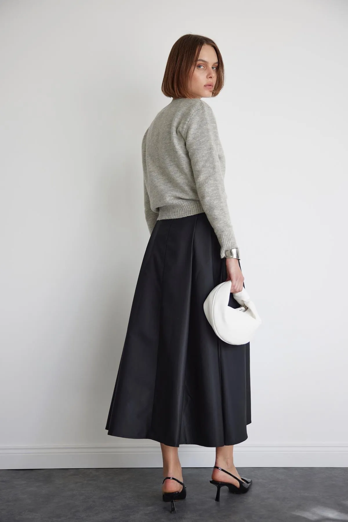 Suud Collection  Schwarzer, langer Ballrock