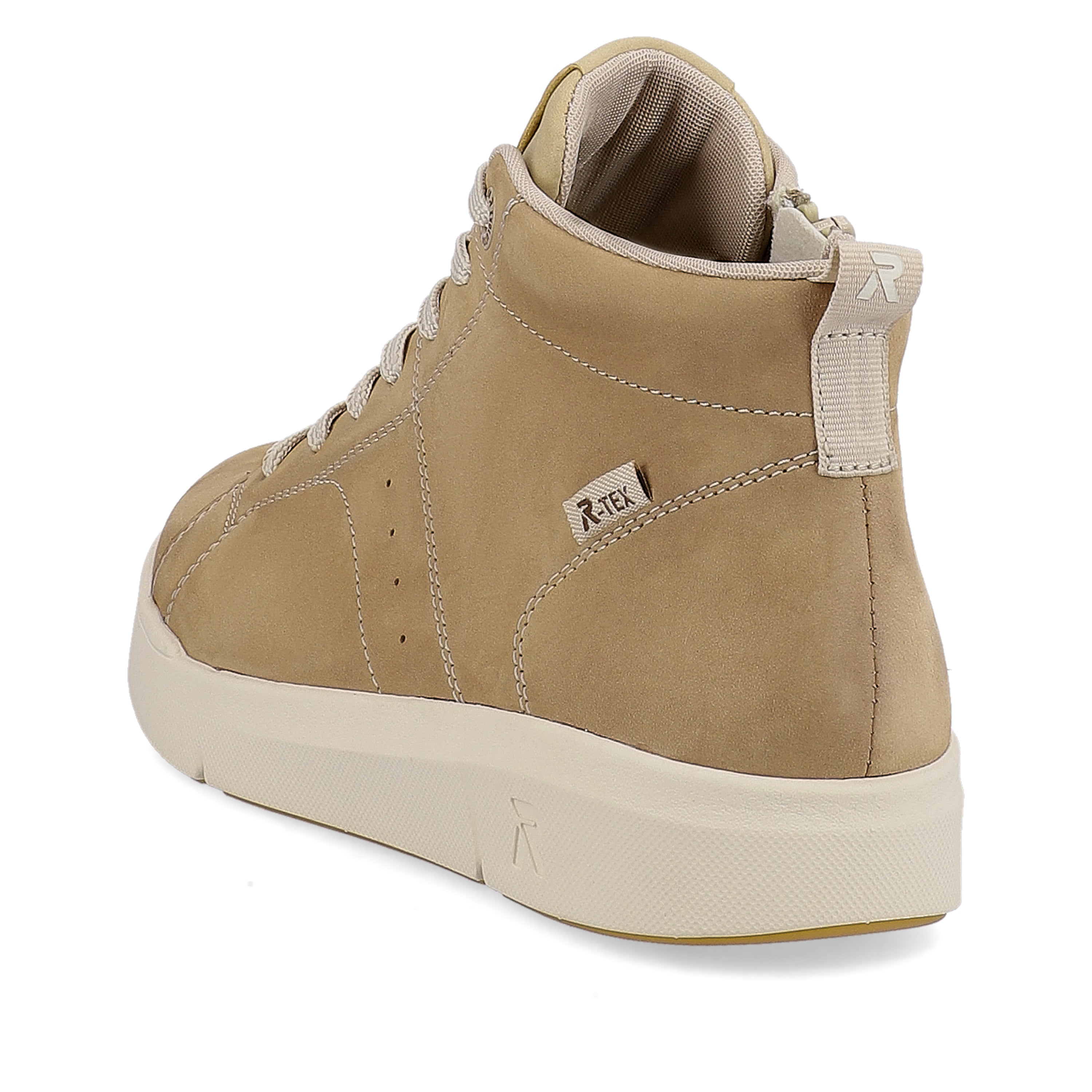 Rieker Damen Sneaker High creme beige