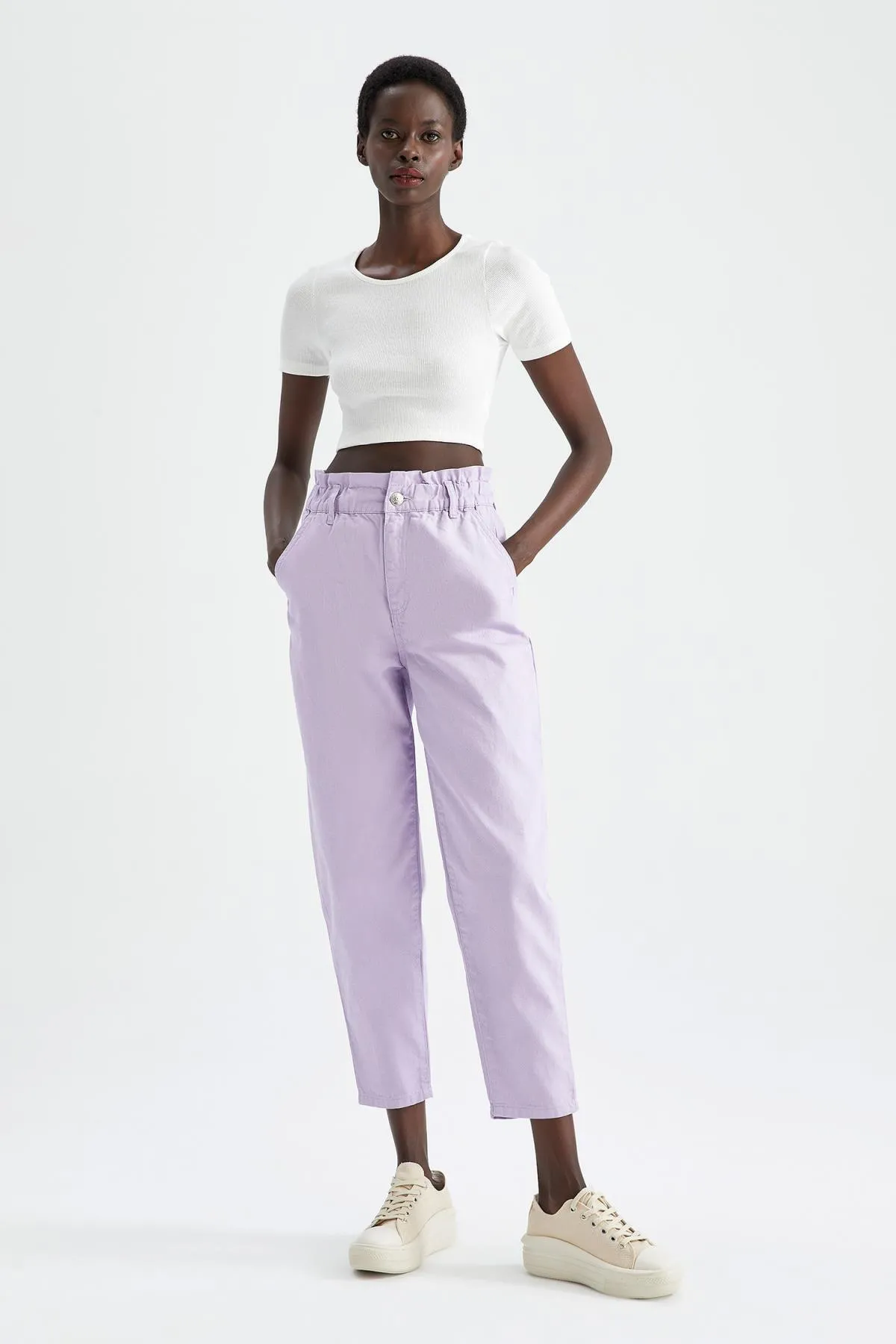 DeFacto  Baggy-Hose aus Gabardine aus 100 % Baumwolle