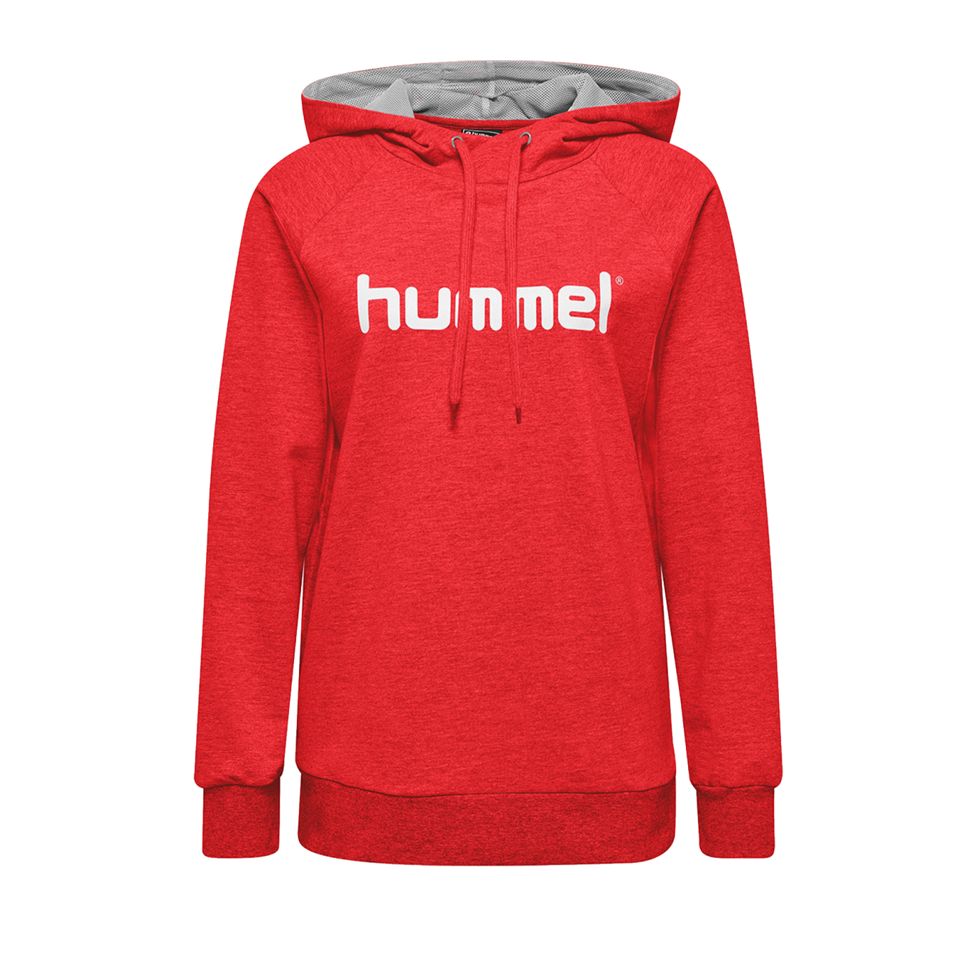 Hummel Cotton Logo Hoody Damen Rot F3062