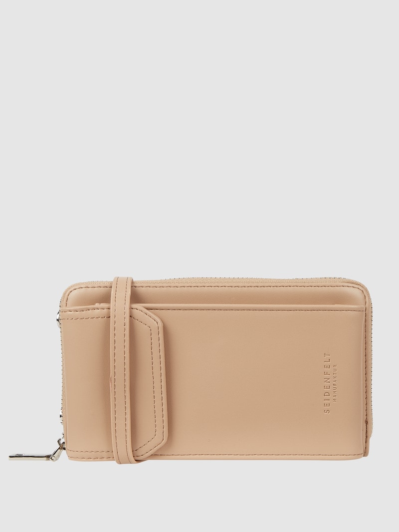 Handytasche in Leder-Optik in sand