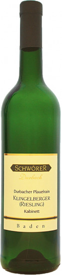 2022 Durbacher Plauelrain Klingelberger Riesling Kabinett - Weinhaus Schwörer