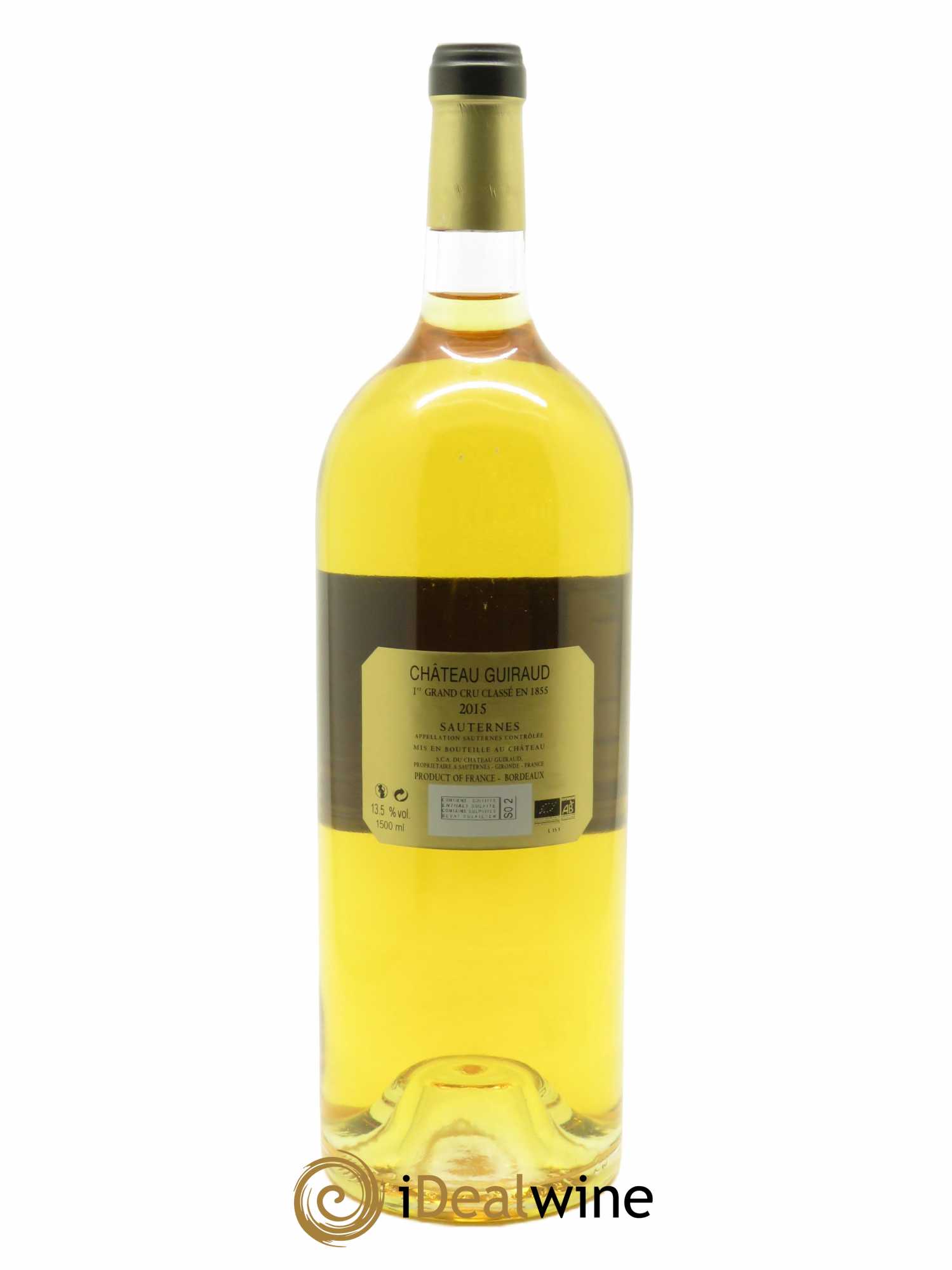 Château Guiraud 1er Grand Cru Classé (CBO à partir de 6 bts) 2015 - Lot de 1 Magnum