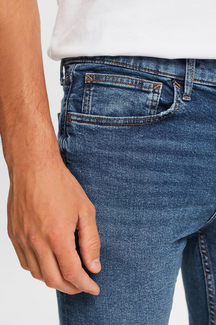 Skinny Jeans mit mittlerer Bundhöhe