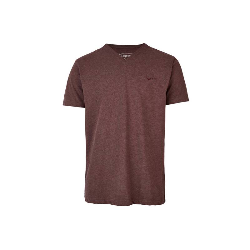 Cleptomanicx Ligull Regular V T-Shirt Herren