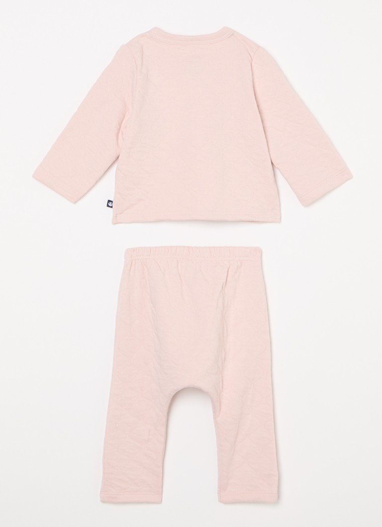 Dvoudílný set kardiganů a kalhot pro miminka Petit Bateau
