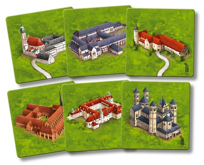 Carcassonne 2. Ed.: Klöster in Deutschland (Mini-Erw.)