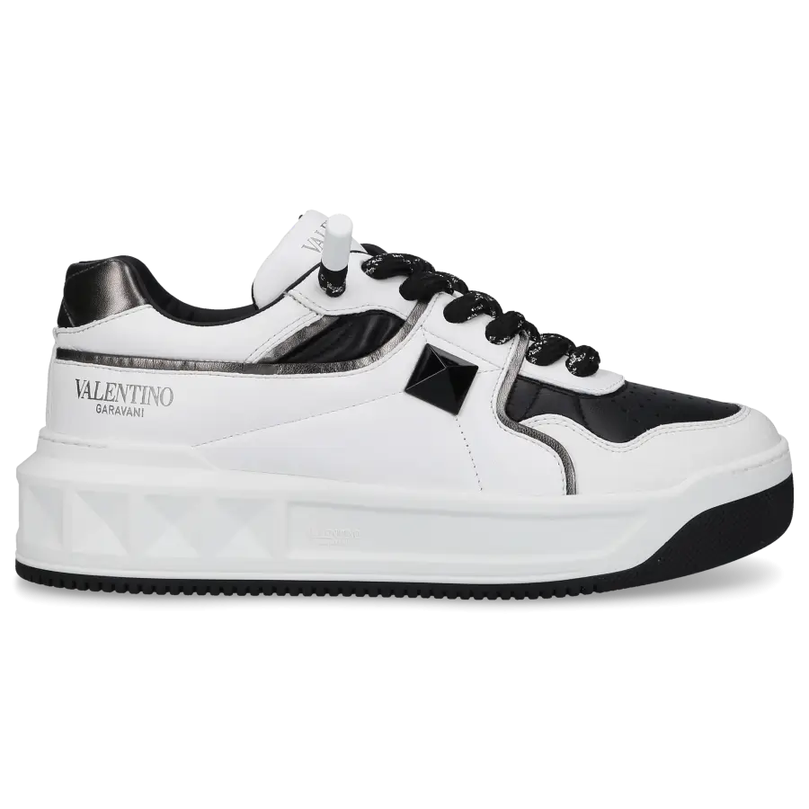 Valentino Garavani - Sneaker low ONE STUD XL Nappaleder - schwarz