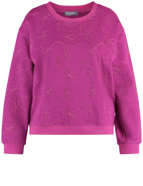 Sweatshirt mit Kordelapplikation
