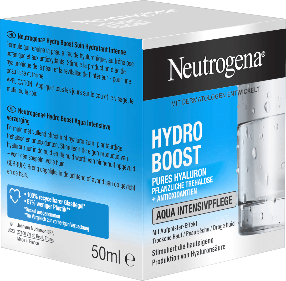 Gesichtscreme Hydro Boost Aqua Intensiv, 50 ml