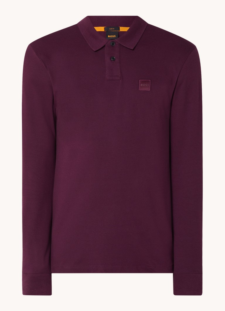 HUGO BOSS Passerby slim fit polo majica od pamučnog pikea s logotipom