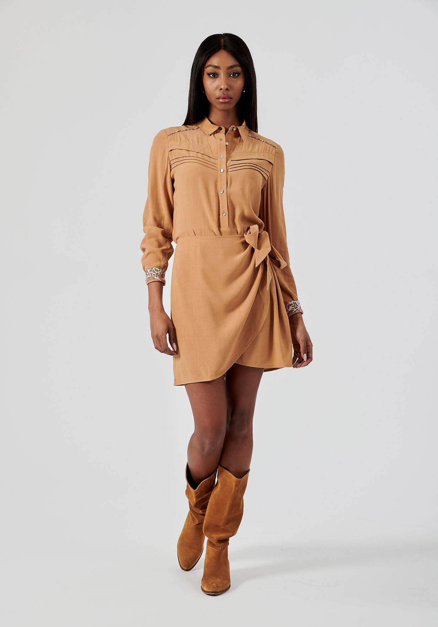 COBO   Robe marron femme