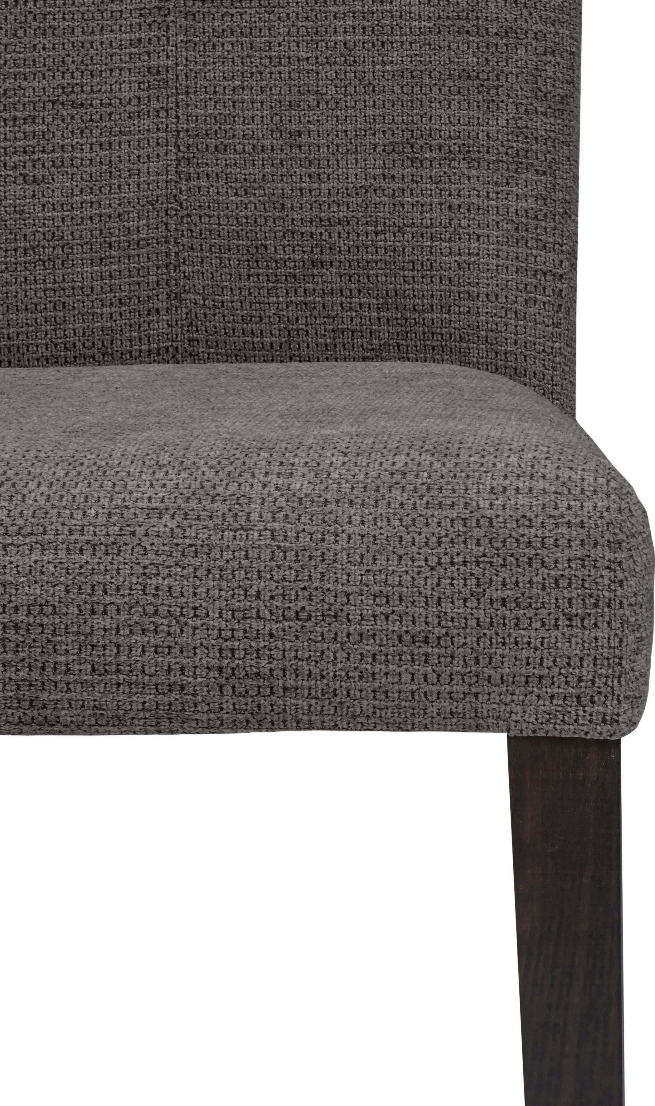 Home affaire 4-Fußstuhl Aspen (Set, 2 St), Beine aus massiver Buche, wengefarben lackiert