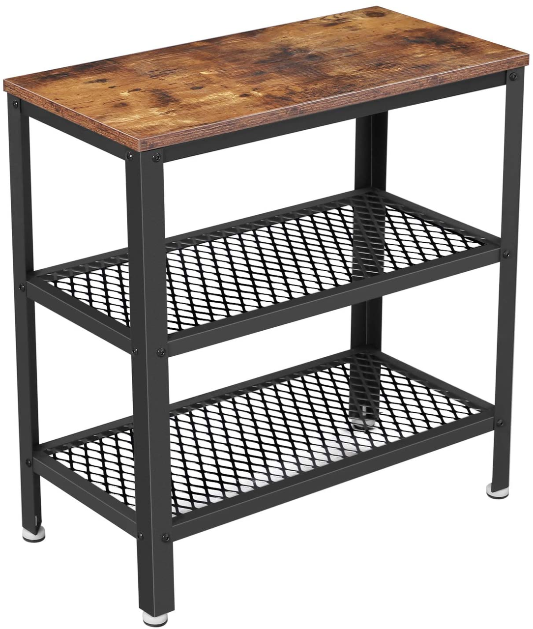 Vasagle Endtabelle, 60x30x60cm, Rustikales Braun