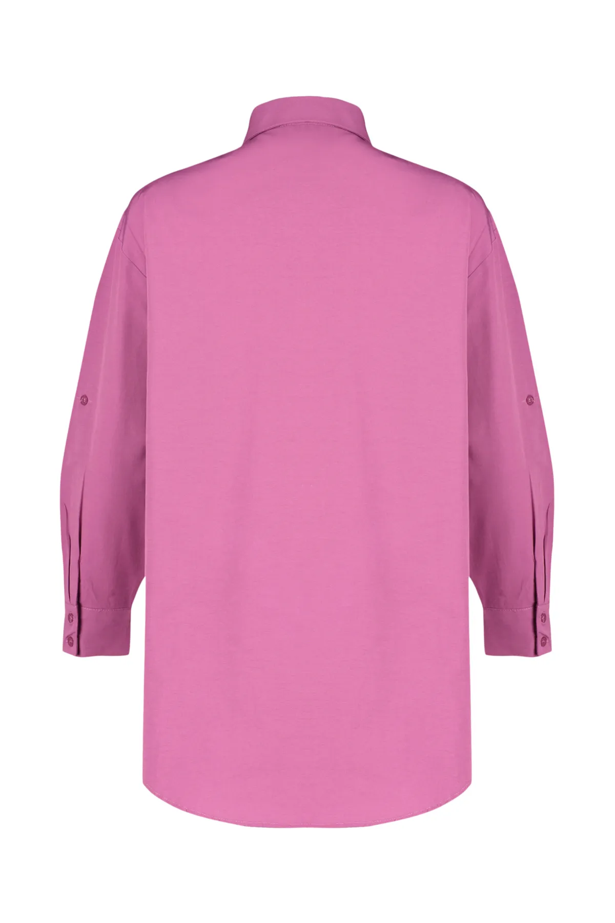 Trendyol Collection  Gewebtes Hemd in Pflaume TBESS22GO0664