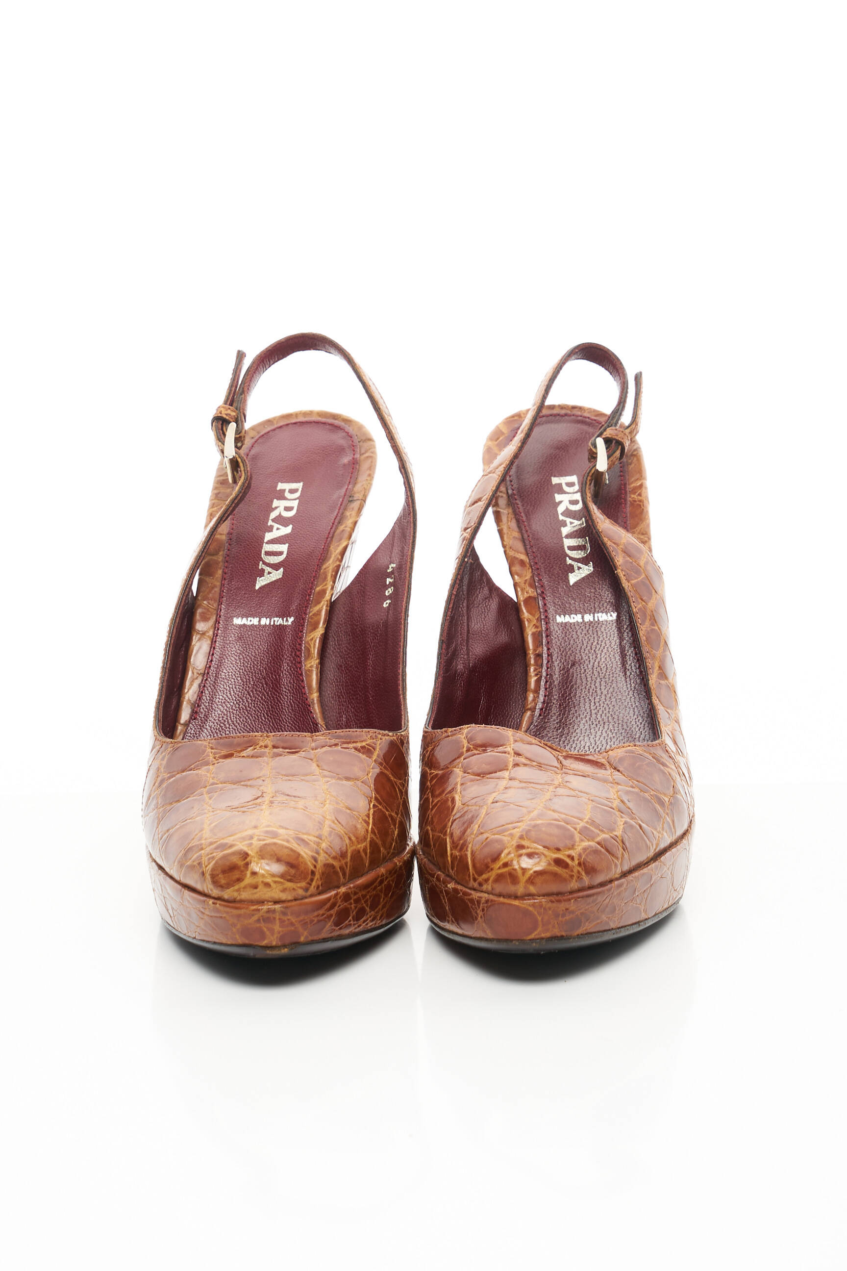 Prada Escarpins Femme couleur marron