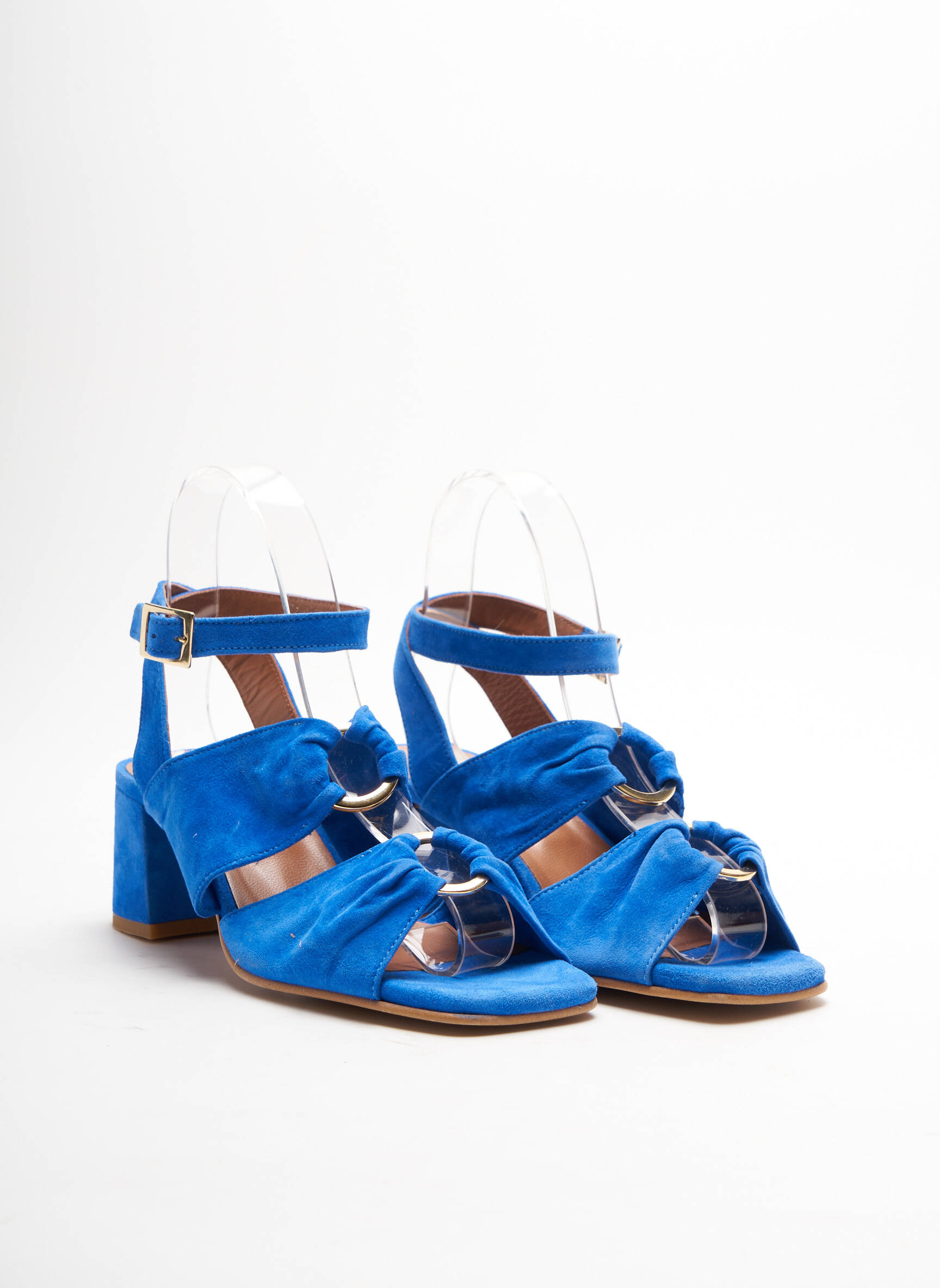 Mellow Yellow Sandales Nu Pieds Femme couleur bleu