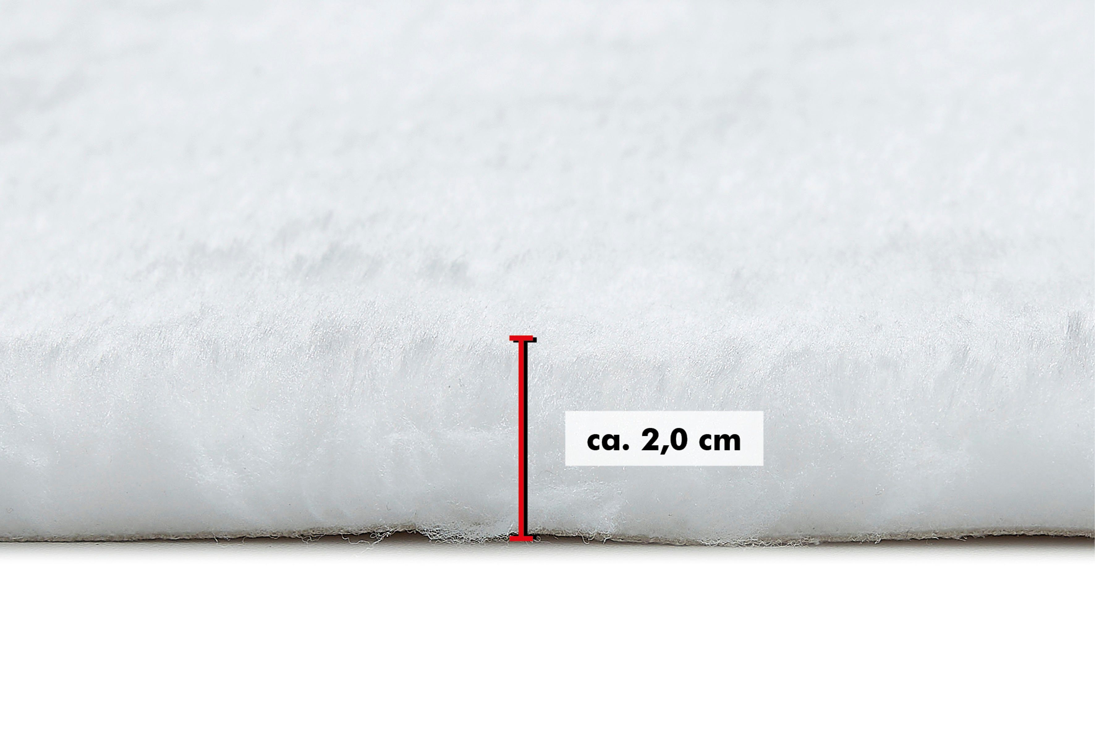 Fellteppich Lamm Fellimitat, Andiamo, rechteckig, Höhe: 20 mm, Kunstfell, sehr weicher Flor, waschbar
