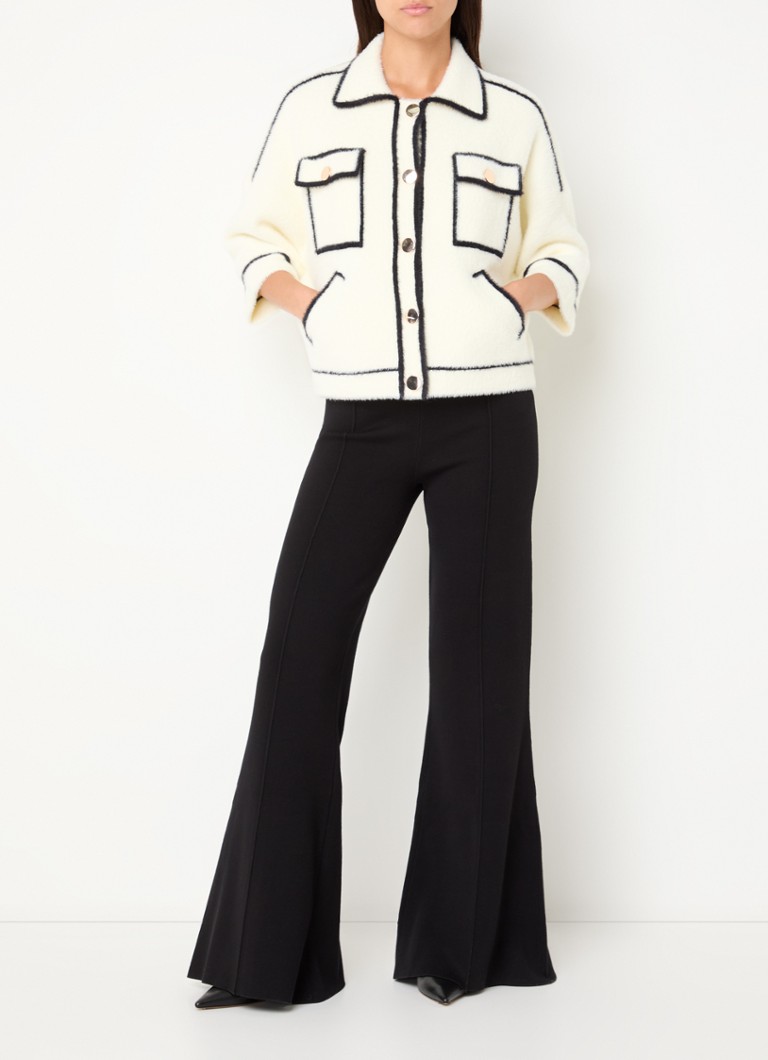 Gilet Galena in maglia fine di Essentiel Antwerp con tasche a patta