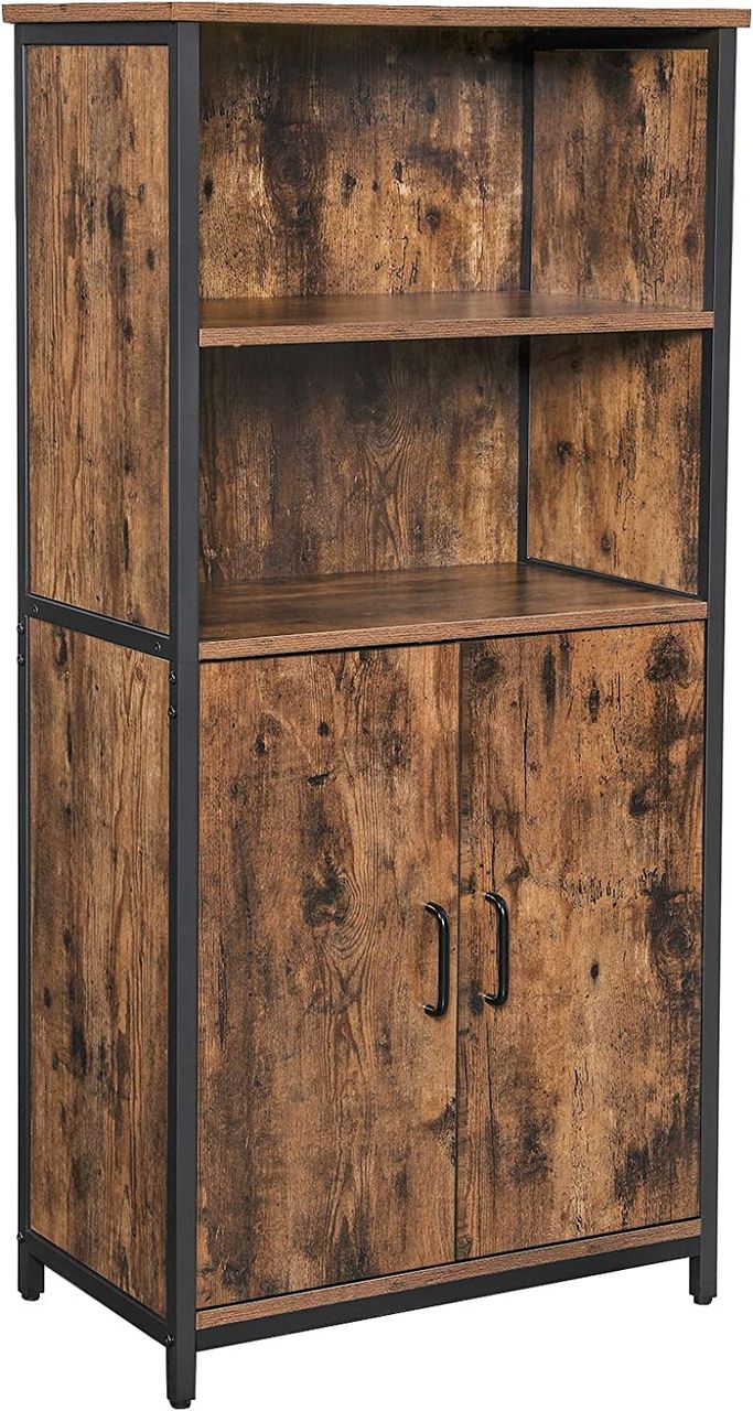 Vasagle Lagerschrank, 60x35x124.5cm, rustikalbraun