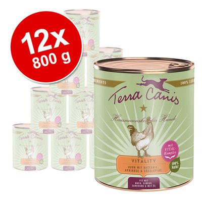 Sparpaket Terra Canis Vitality Menu 12 x 800 g