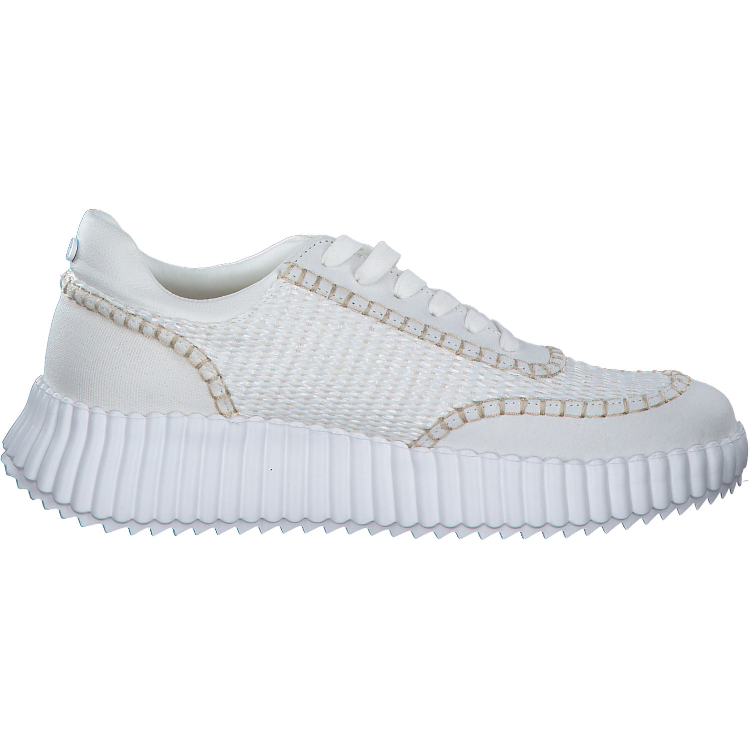 La Strada 2200586, Schnürschuhe, Damen, weiß/beige