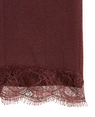 Leggings pyjama House of Rituals couleur vin de baie S