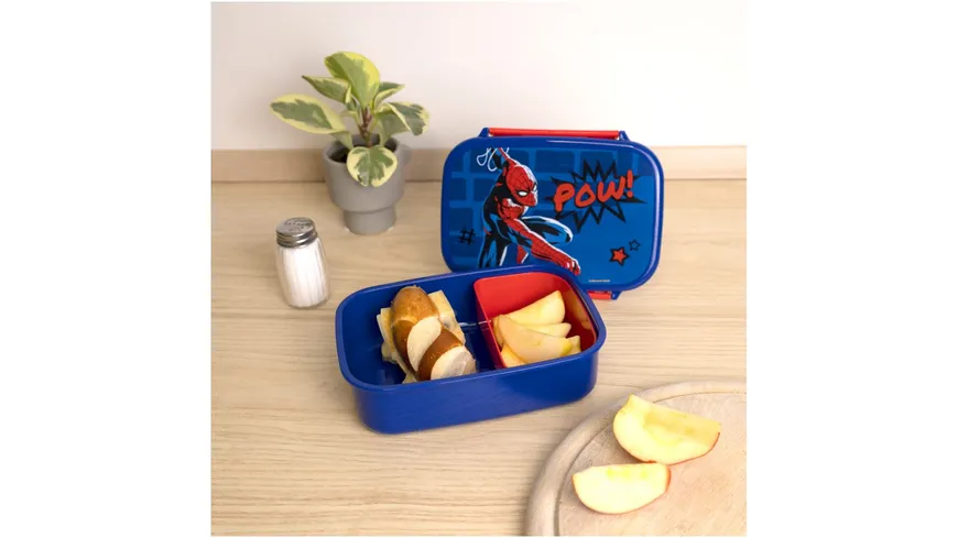 Scooli - Brotzeitdose mit herausnehmbaren Einsatz Spider-Man