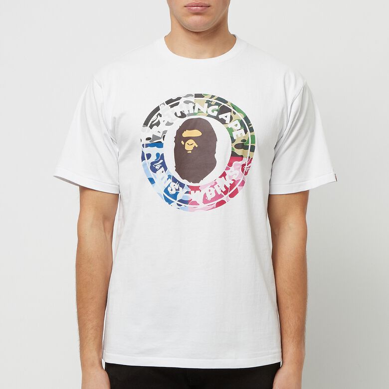 A Bathing Ape Abc Camo Crazy Busy Works Tee white