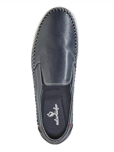 Slipper mit Ziernähten