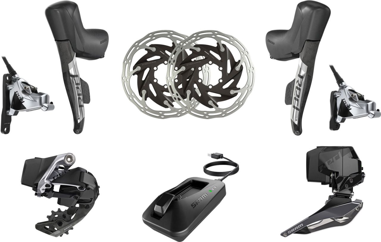 SRAM RED eTap® AXS 2x12-fach HRD FM 6-Loch Upgrade Kit kaufen | Bike-Discount