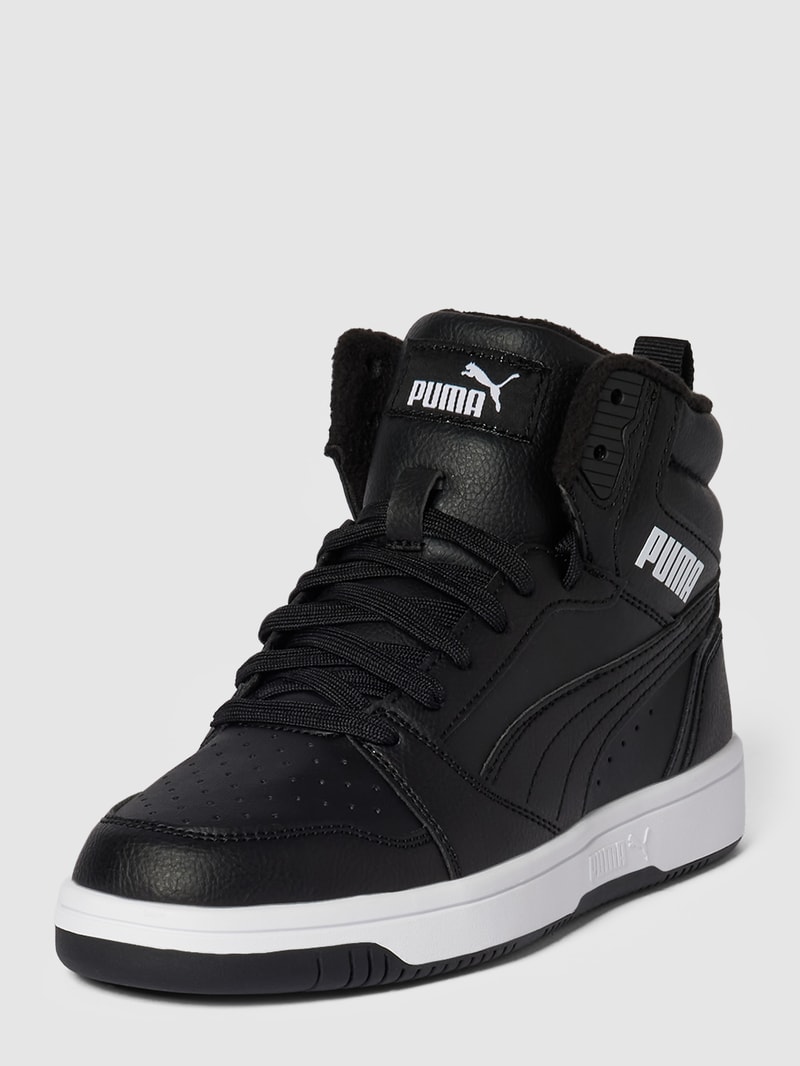 High Top Sneaker mit Label-Details Modell 'Rebound V6 Mid' in schwarz