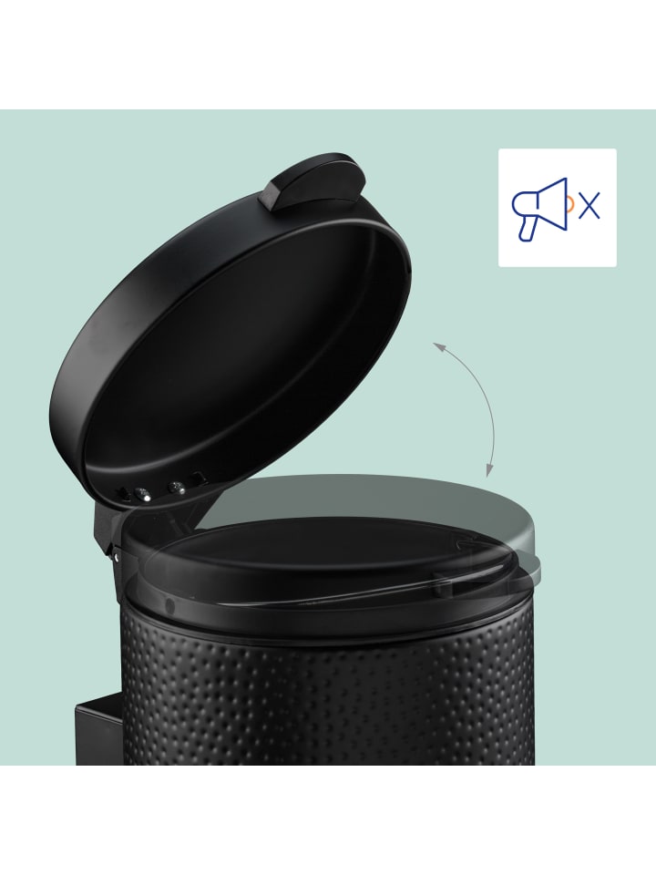 relaxdays Kosmetikeimer in Schwarz - 3 Liter günstig kaufen onesize