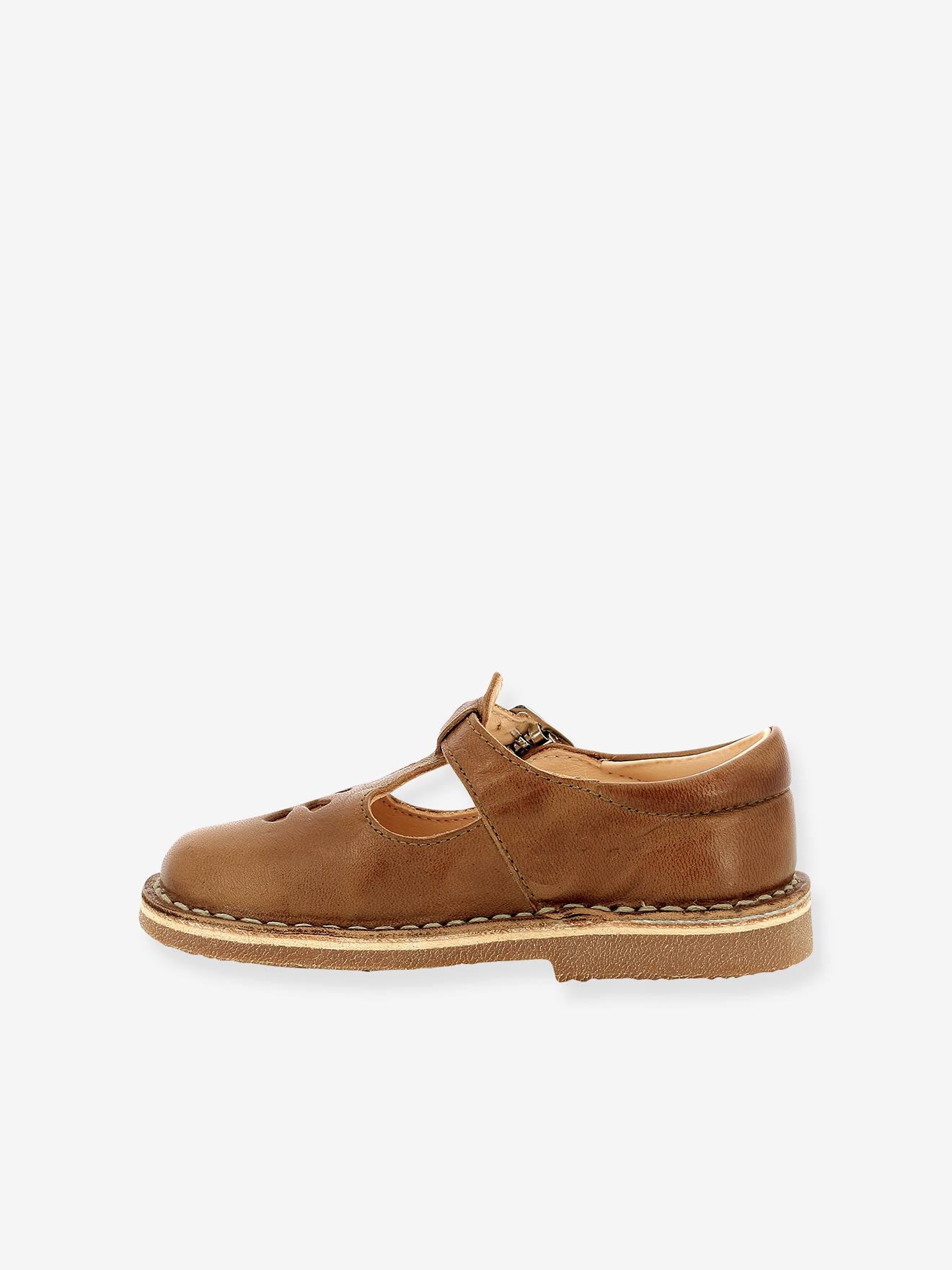 Aster Baby Lauflern-Sandalen DINGO 2 ASTER , pflanzlich gegerbtes Leder - camelfarben