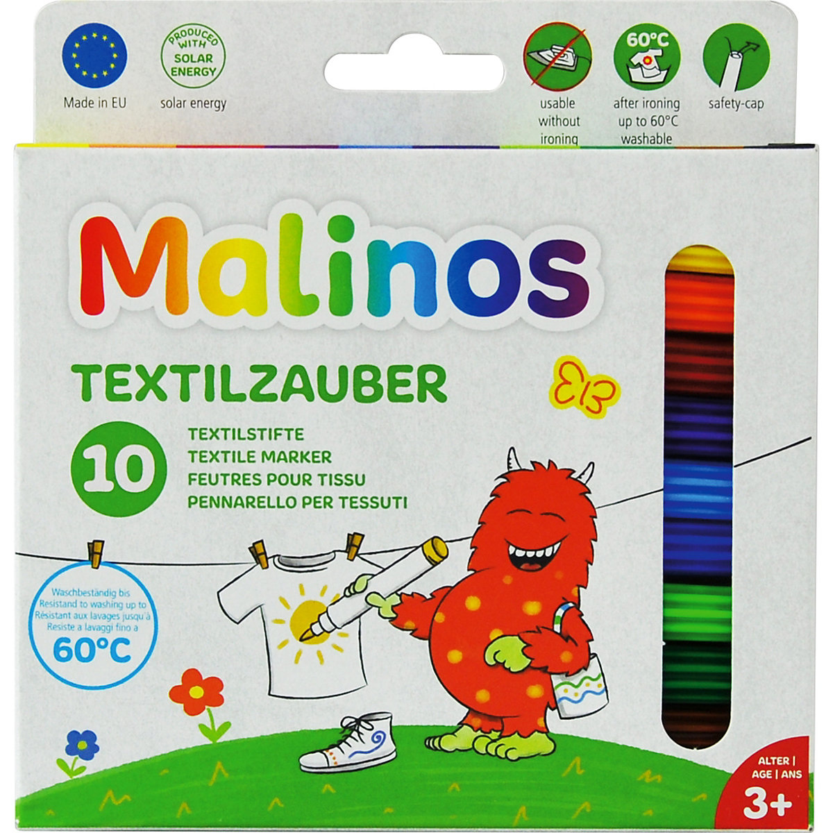 T-Shirt-Zauber - 10 Textilstifte