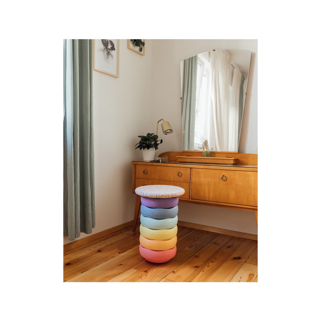 ​​Stapelstein Rainbow Set Pastel, 6 1 Stk.