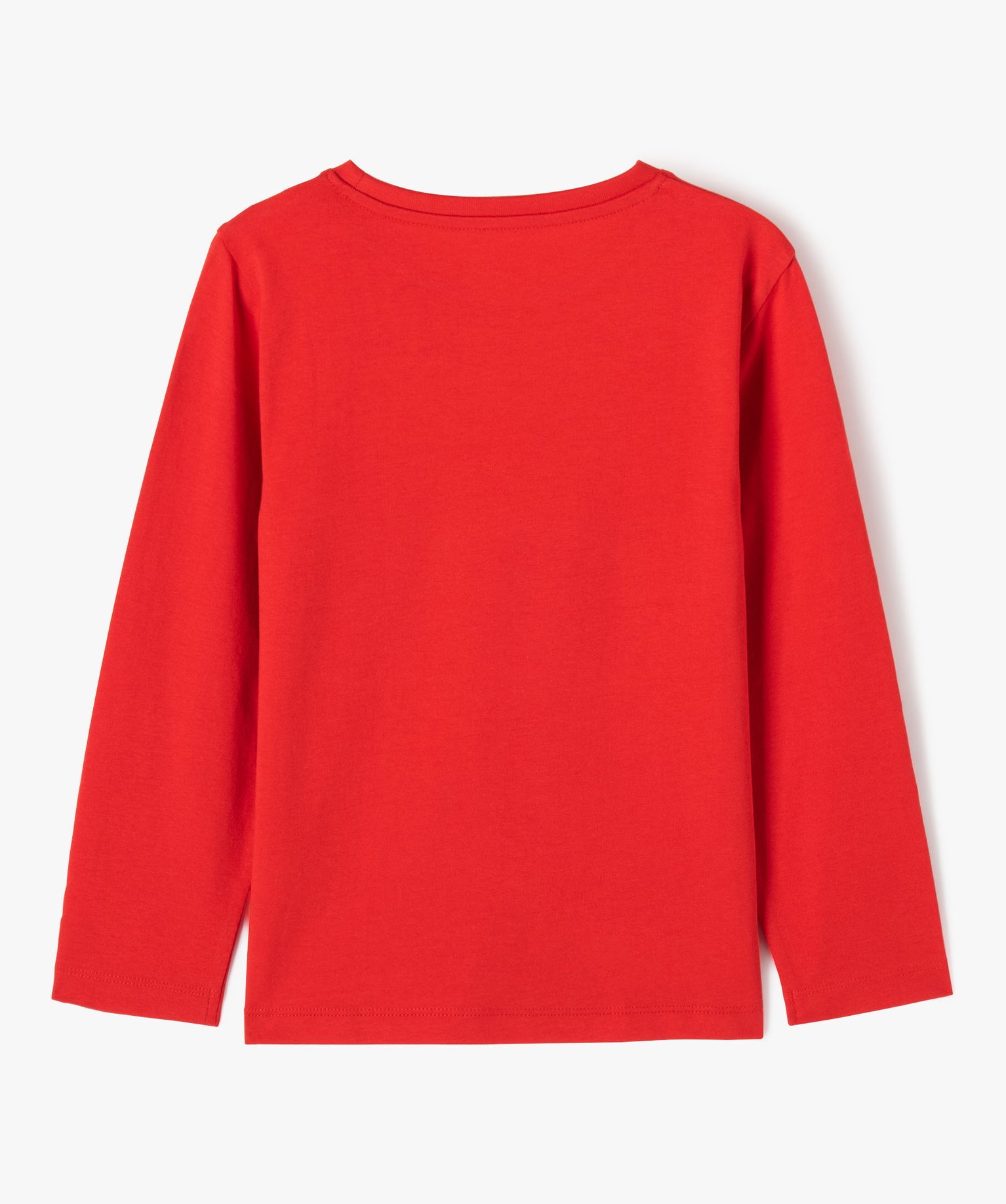 Tee-shirt à manches longues avec motif XXL Garçon rouge | GEMO