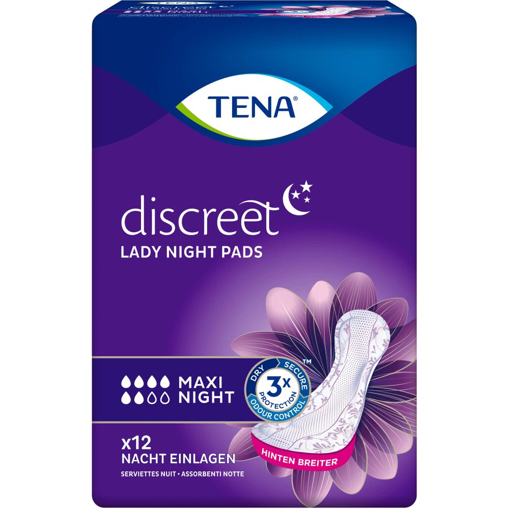 LADY Discreet Inkontinenz Einlagen maxi night