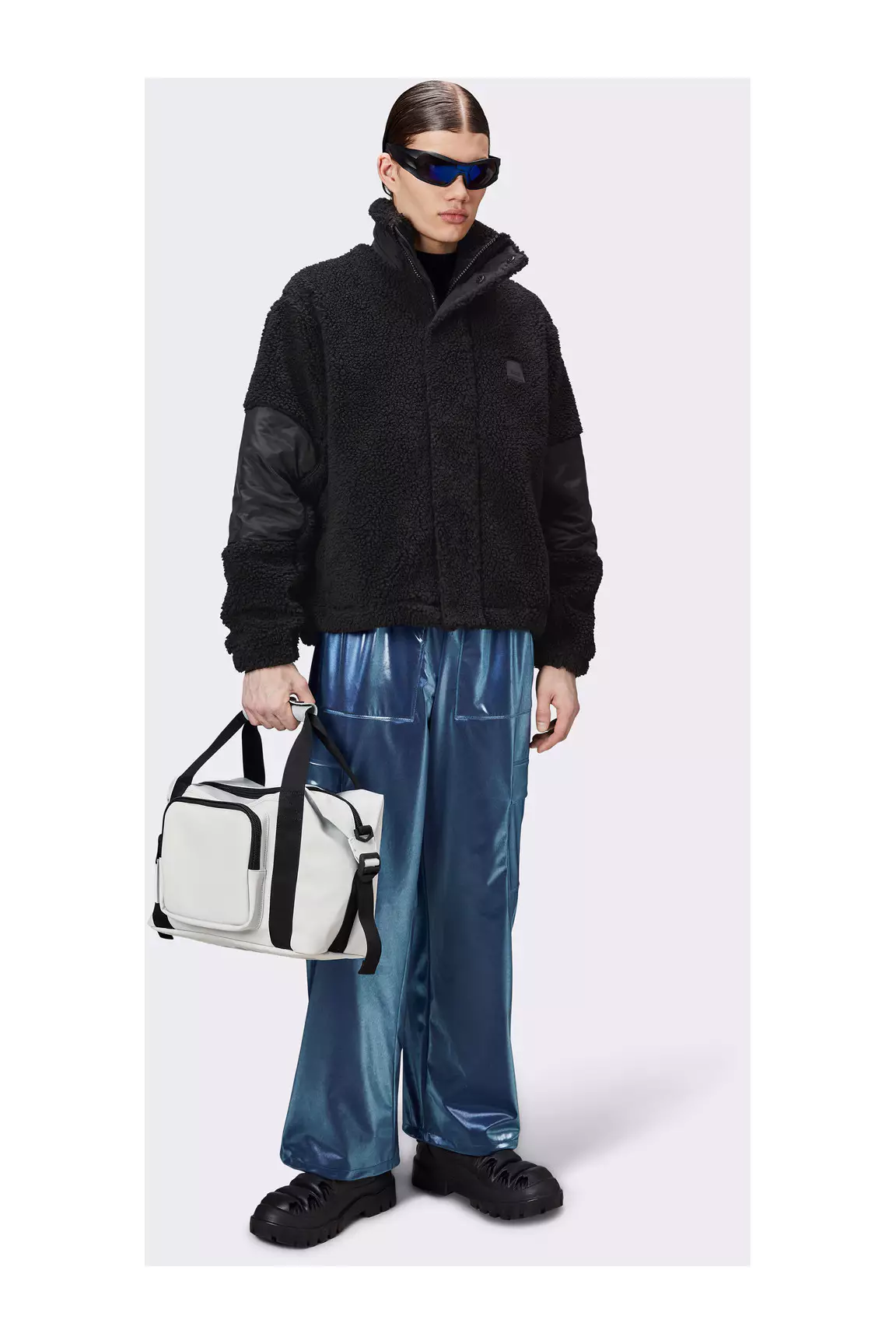 Rains Gilet Unisexe couleur noir