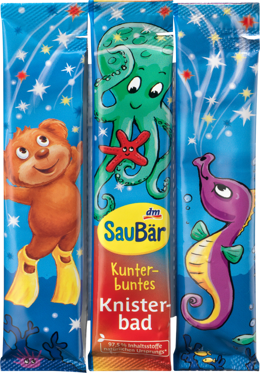 Kinder Badezusatz Knisterbad, 3x5g, 15 g