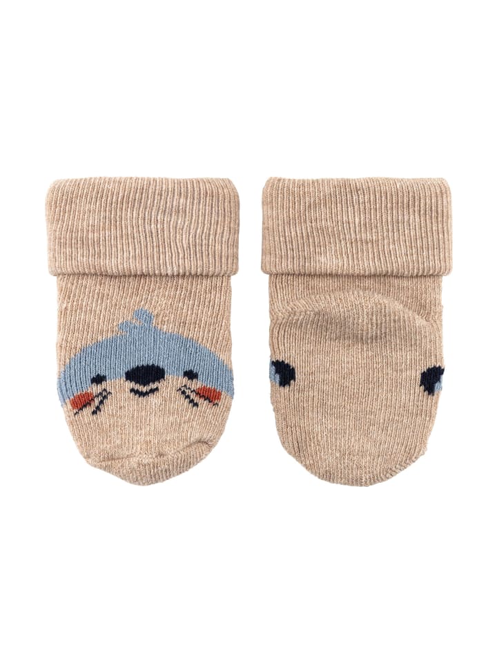 Sterntaler Erstlingssocken 3er-Pack Biber in beige günstig kaufen onesize