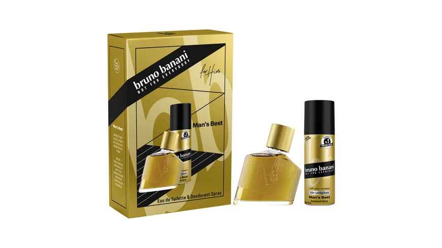 bruno banani Man's Best Eau de Toilette + Deo Body Spray Geschenkpackung