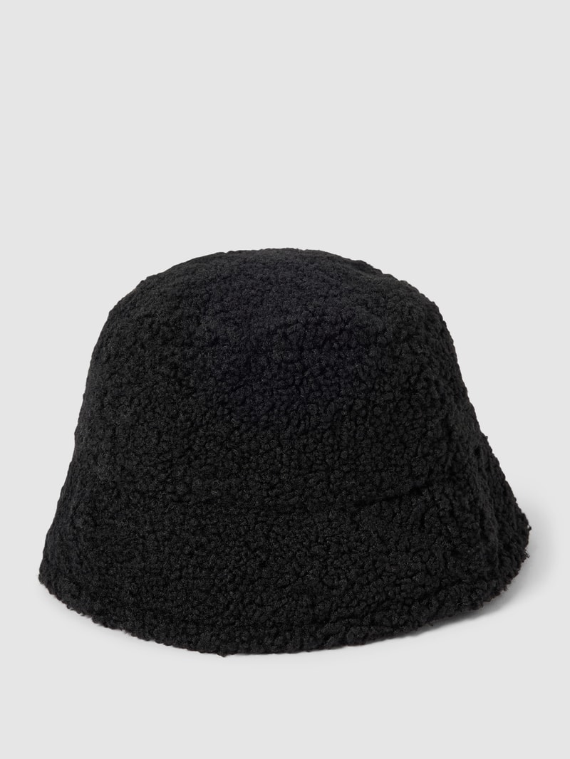 Hut mit Teddyfell Modell 'THEA' in schwarz