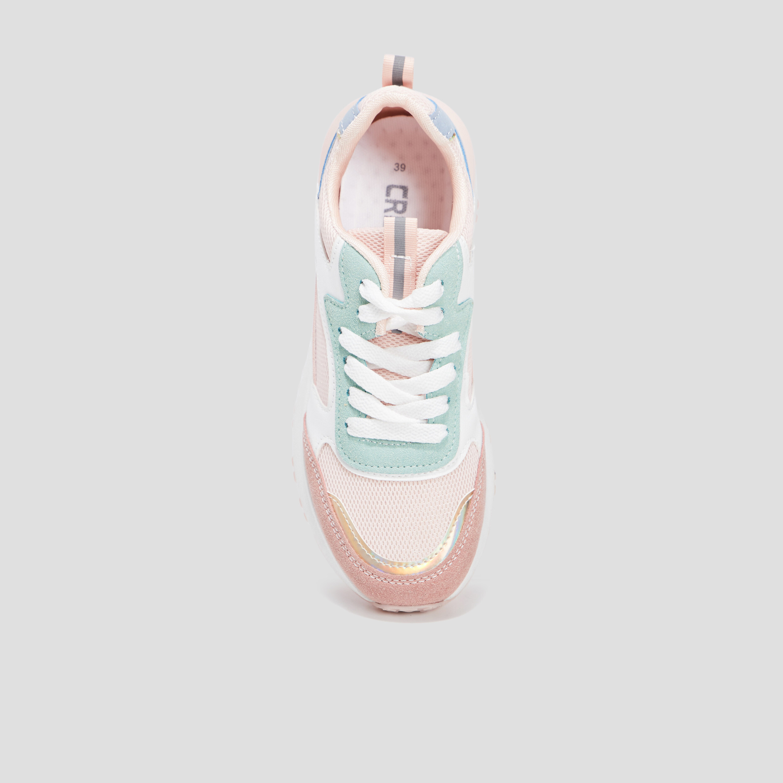 Baskets running bi-matière Creeks multicolore femme | La Halle